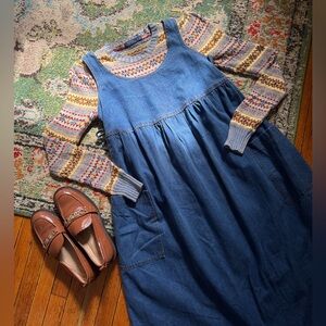 Denim Jumper Dress